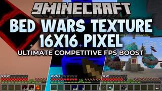 Bed Wars Texture 16×16 Pixel Resource Pack (26.2, 1.21.11)