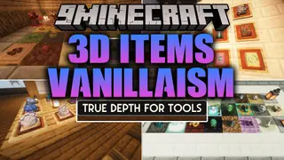 3D Items Vanillaism Resource Pack (26.2, 1.20.1) – True 3D Models for Classic