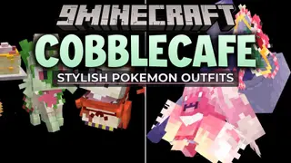 Cobblecafe Data Pack (1.21.1) – Dress Up Your Pokemon in Cute Cafe Uniforms