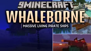 Whaleborne Mod (1.21.1, 1.20.1) – Turn Giant Ocean Creatures Into Living Pirate
