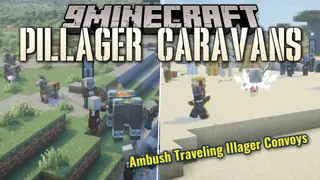 Pillager Caravans Mod (26.1.2, 1.20.1) – Ambush Traveling Convoys for Biome Loot