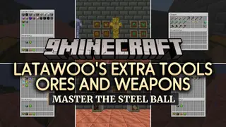 Latawoo's Extra Tools Ores and Weapons Mod (26.1.2, 1.21.1)