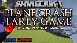 Plane Crash Early Game Mod (1.20.1) – Scavenge a Plane Wreckage