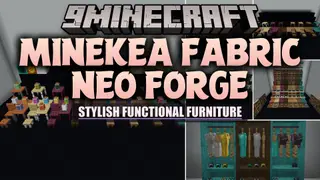 Minekea Fabric Neo Forge Mod (26.2, 1.21.1) – Decorate Your Base with Custom
