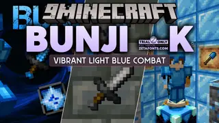 Bunji 4k Resource Pack (26.2, 1.20.1) – A Crisp Light Blue Theme
