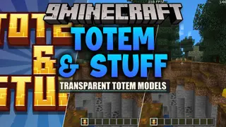 Totem & Stuff Resource Pack (1.21.11) – Action Inspired See-Through Totems