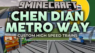 Chen Dian Metro Way Resource Pack (1.20.1) – Authentic Chinese Railway Trains