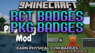 RCT Badges PKG Badges Data Pack (1.21.1) – Collect Badges From Defeated Gym