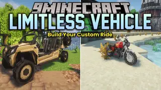 Limitless Vehicle Mod (1.21.1, 1.20.1) – Drive Cars and Military Tanks