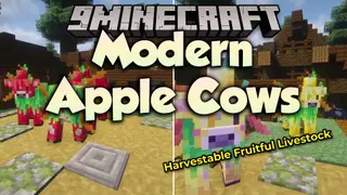 Modern Apple Cows Mod (26.2, 1.20.1) – Shear Rare Golden Apples