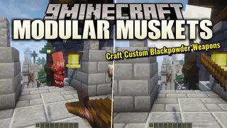 Modular Muskets Mod (26.2, 1.21.1) – Craft Custom Muskets to Snipe Mobs