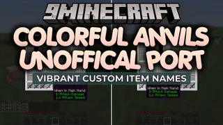 Colorful Anvils Unoffical Port Mod (26.2, 1.21.11) – Name Your Weapons