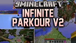 Infinite Parkour V2 Map (26.2, 1.20.1) – Jump Until Your Endurance Fails