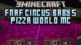 Fnaf Circus Baby's Pizza World MC Map (26.2, 1.20.1) – Tour the Creepy Pizzeria