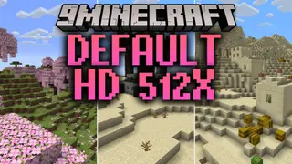 Default HD 512x Resource Pack (26.2, 1.20.1) – Crisper Vanilla with Shader-Like