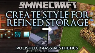 Create Style for Refined Storage Resource Pack (1.21.1, 1.20.1)