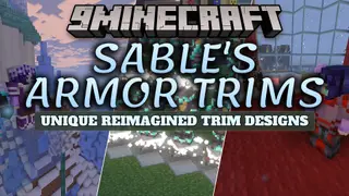 Sable's Armor Trims Resource Pack (1.21.11, 1.20.1) – Bold Custom Patterns