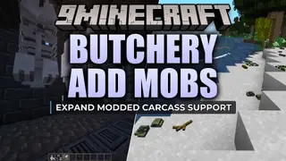Butchery Add Mobs Data Pack (1.21.1, 1.20.1) – Harvest Fresh Meat From Custom