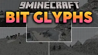 Bit Glyphs Shaders (26.2, 1.20.1) – Lightweight Procedural ASCII Art Graphics