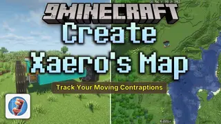 Create Xaero's Map Mod (1.21.1) – Track Moving Contraptions on Your Minimap