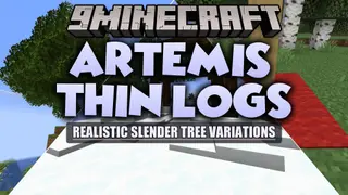 Artemis' Thin Logs Mod (26.2, 1.20.1) – Build Custom Trees and Detailed Wood