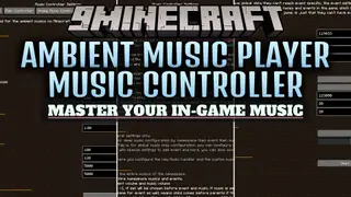 Ambient Music Player Music Controller Mod (1.20.1) – Create Your Own In-Game