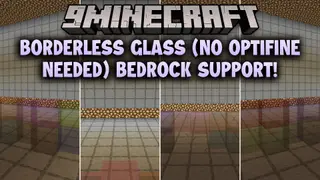 Borderless Glass No OptiFine Needed Bedrock Support Resource Pack (26.2, 1.20.1)