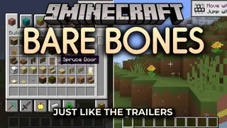 Bare Bones 9minecraft Resource Pack (26.2) – Official Cinematic Trailer Look