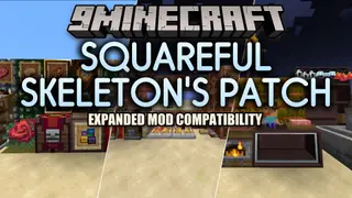 Squareful Skeleton's Patch Resource Pack (1.21.1) – A Perfectly Square Modded
