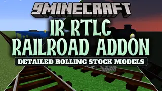 IR RTLC Railroad Addon Resource Pack (1.20.1) – A Classic Industrial Steam