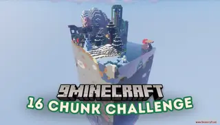16 Chunk Challenge Map (26.2, 1.20.1) – Every Biome in a Box