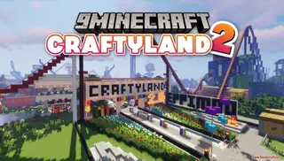Craftyland 2 Map (26.2, 1.20.1) – Epic Theme Park Amusement Park