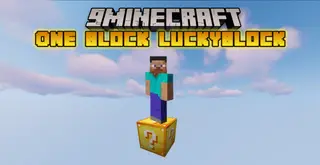 One Block LuckyBlock Map (26.2, 1.20.1) – Test Your Luck