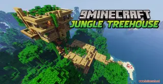 Jungle Treehouse Map (26.2, 1.20.1) – Cozy Getaway In the Jungle