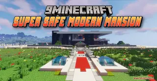Super Safe Modern Mansion Map (26.2, 1.20.1) – The Ultimate Redstone Fortress