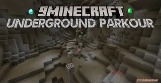 Underground Parkour Map (26.2, 1.20.1) – Escape the Depths