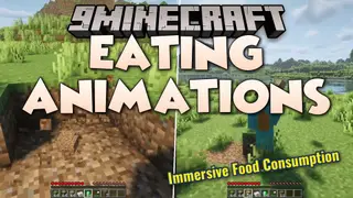 Eating Animations Mod (1.21.11, 1.20.1) – Watch Every Meal Disappear Bite
