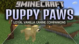 Puppy Paws Mod (1.20.1) – Adopt Real Dog Breeds to Fight Mobs