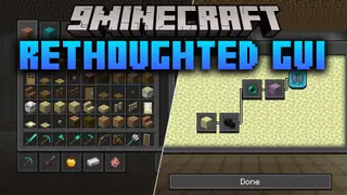 Rethoughted GUI Resource Pack (26.2, 1.21.11) – Sleek Modern Menus with Vanilla