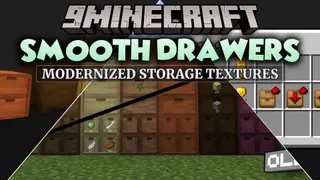 Smooth Drawers Resource Pack (1.21.1, 1.20.1) – Clean Modern Vanilla Storage