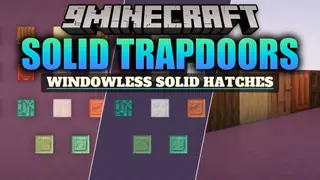 Solid Trapdoors Resource Pack (26.2, 1.20.1) – Clean Shutter Paneling