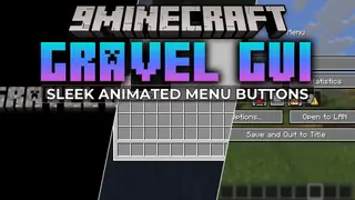 Gravel GUI Resource Pack (26.2, 1.21.1) – Clean Bedrock Ore UI Style for Menus