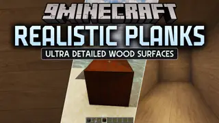Realistic Planks Resource Pack (26.2, 1.20.1) – Lifelike Wood Flooring