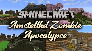 AmstellHD ZOMBIE Apocalypse Resource Pack (26.1.2) – Dark and Gritty Wasteland