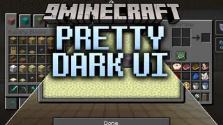 Pretty Dark UI Resource Pack (26.2, 1.21.11) – Clean Dark Menus for Late Night