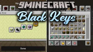 Black Keys Resource Pack (26.2, 1.21.1) – A Comfortable Dark Mode Interface