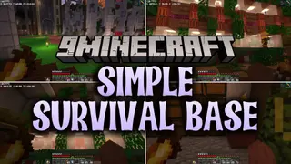 Simple Survival Base Map (26.2, 1.20.1) – Cozy Homestead Built for Survival