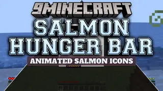 Salmon Hunger Bar Resource Pack (26.2, 1.20.1) – Playful Ocean Vibes