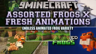 Assorted Frogs X Fresh Animations Resource Pack (26.1.2, 1.20.1)