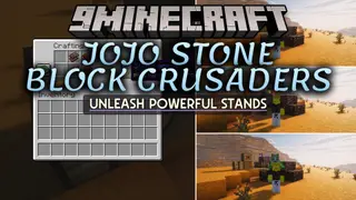 JOJO Stone Block Crusaders Mod (1.21.11) – Awaken Stand Powers to Battle Rivals